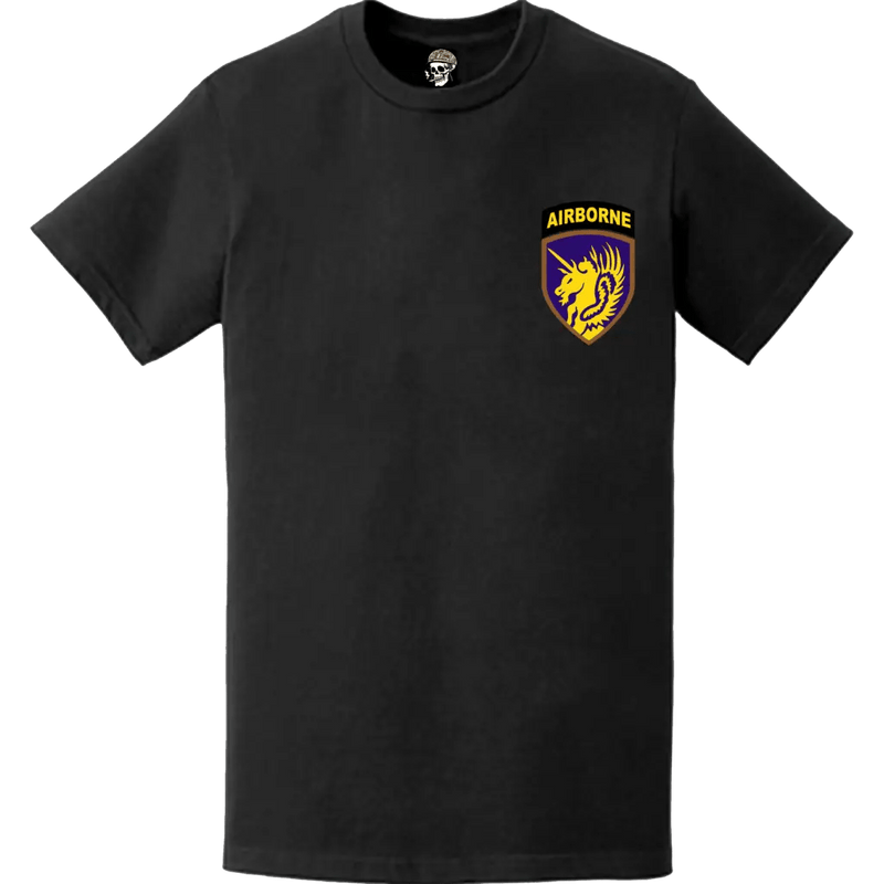 13th Airborne Division Logo Emblem Left Chest T-Shirt