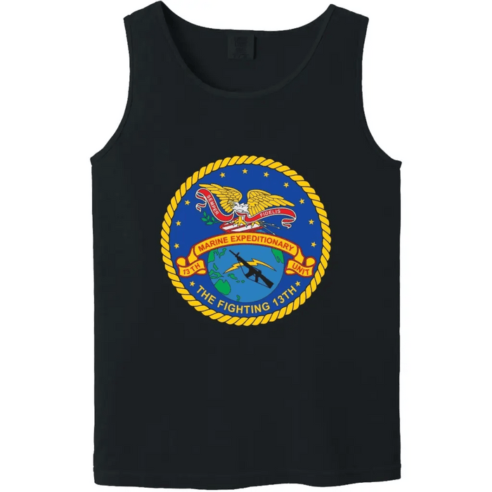 13th Marine Expeditionary Unit (13th MEU) Logo Emblem Tank Top Tactically Acquired   