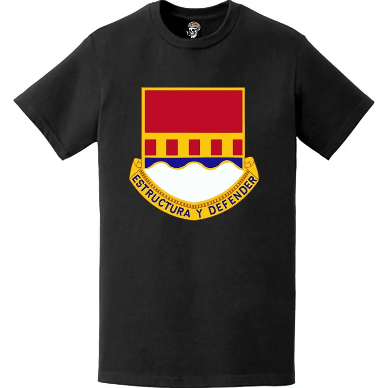 1402nd Engineer Battalion Logo Emblem T-Shirt