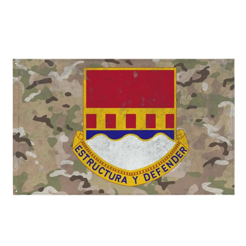 1402nd Engineer Battalion Indoor Wall Flag