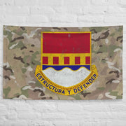 1402nd Engineer Battalion Indoor Wall Flag Tactically Acquired   