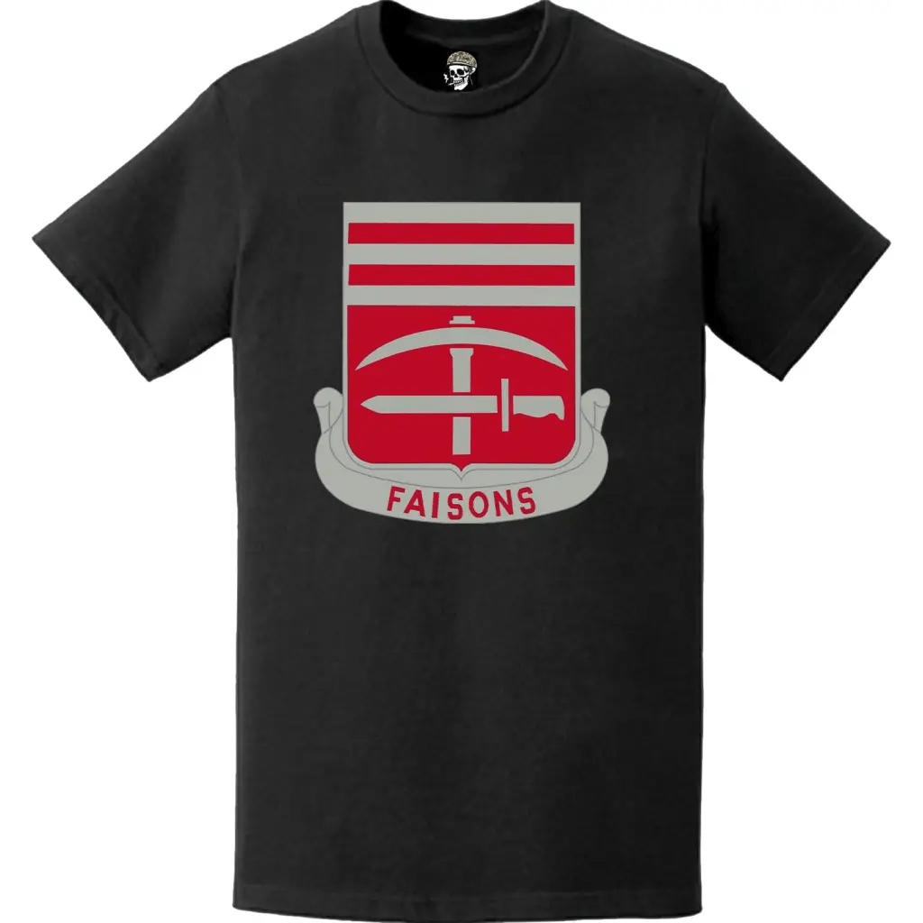140th Engineer Battalion Logo Emblem T-Shirt Tactically Acquired   