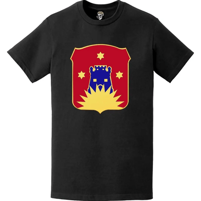 141st Engineer Battalion Logo Emblem T-Shirt Tactically Acquired   