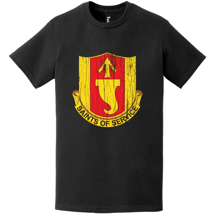 146th Signal Battalion Distressed DUI Logo Emblem T-Shirt Tactically Acquired   