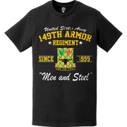 149th Armor Regiment Since 1959 U.S. Army Unit Legacy Distressed T-Shirt Tactically Acquired   