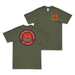 Double-Sided 14th Infantry Regiment OIF Veteran T-Shirt Tactically Acquired Military Green Clean Small