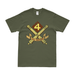 14th Marine Regiment Unit Emblem T-Shirt Tactically Acquired Military Green Distressed Small
