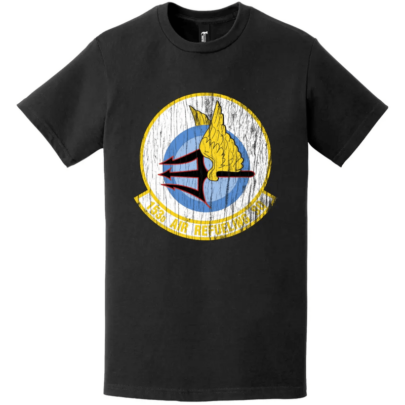 153rd Air Refueling Squadron (55th ARS) Distressed Logo T-Shirt
