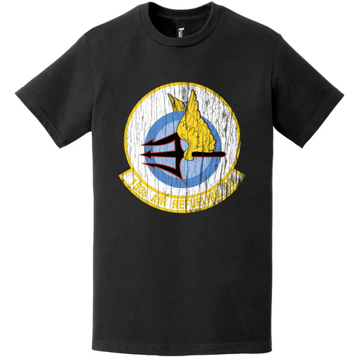 153rd Air Refueling Squadron (55th ARS) Distressed Logo T-Shirt Tactically Acquired   