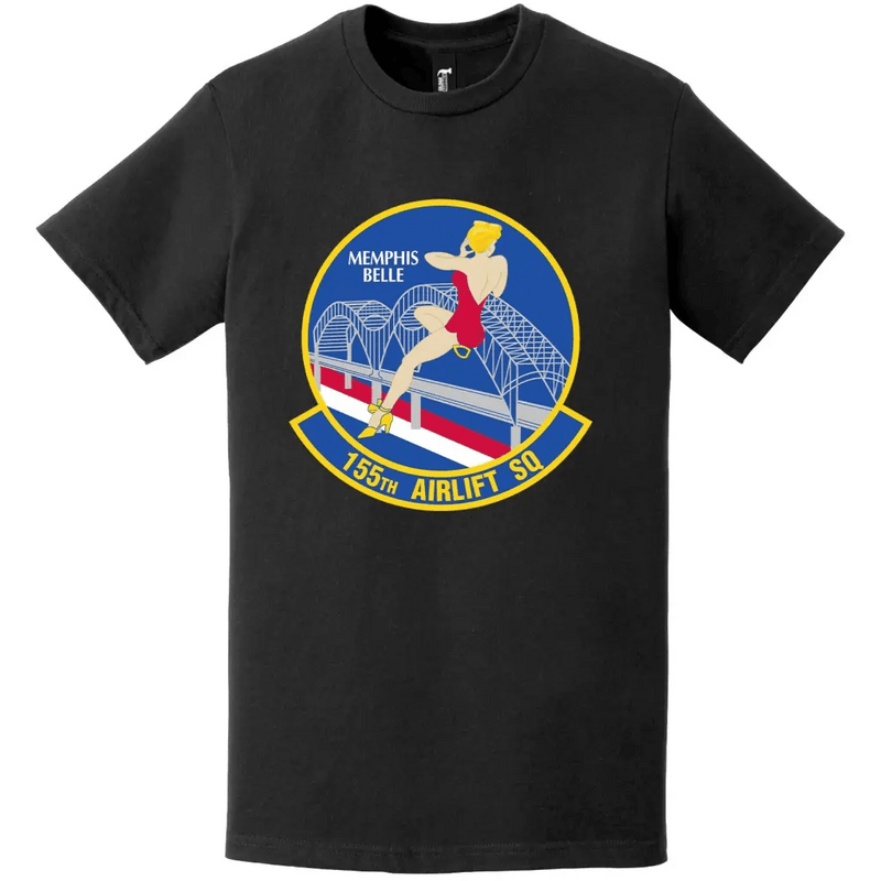 155th Airlift Squadron Logo Emblem T-Shirt