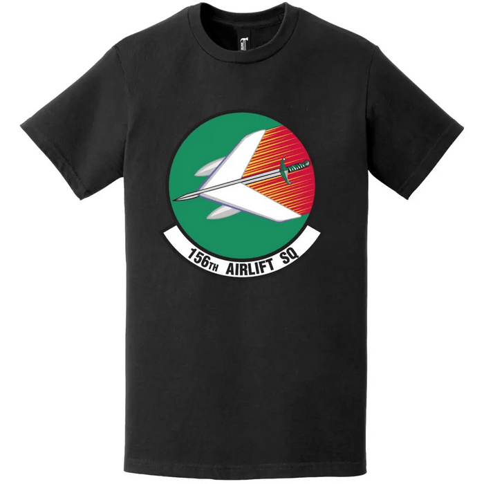 156th Airlift Squadron Logo Emblem T-Shirt Tactically Acquired   
