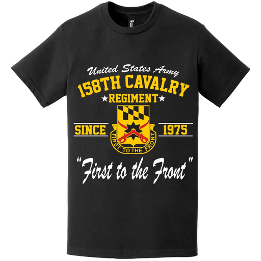 158th Cavalry Regiment Since 1975 Unit Legacy T-Shirt Tactically Acquired   