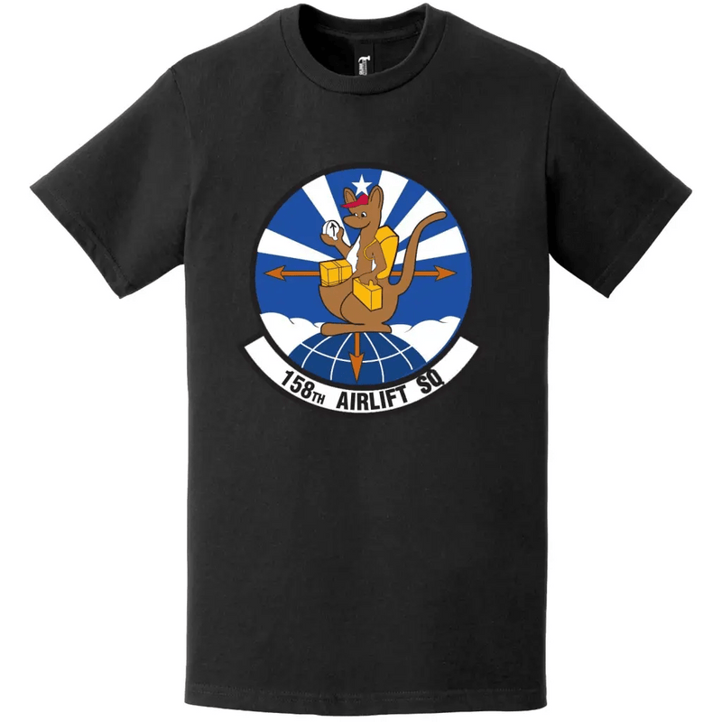 158th Airlift Squadron Logo Emblem T-Shirt