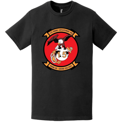 15th Marine Expeditionary Unit (15th MEU) Logo Emblem T-Shirt Tactically Acquired   