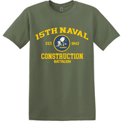 15th Naval Construction Battalion (15th NCB) WW2 Legacy T-Shirt Tactically Acquired   