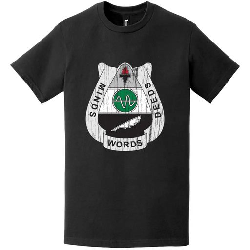 15th PSYOP Battalion Distressed Logo Emblem Insignia T-Shirt Tactically Acquired   