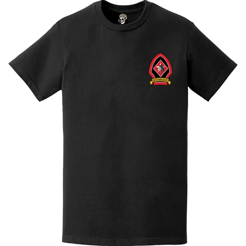1/6 Marines Deathwalkers Left Chest Logo Emblem T-Shirt