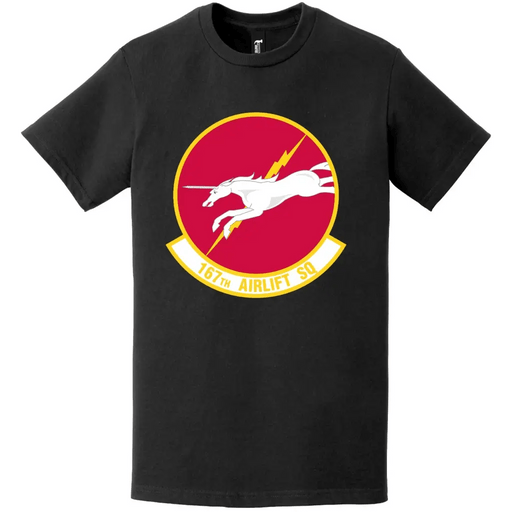 167th Airlift Squadron Logo Emblem T-Shirt Tactically Acquired   