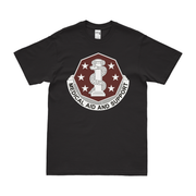 U.S. Army 168th Medical Battalion T-Shirt Tactically Acquired Black Clean Small