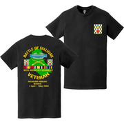 16th Infantry Regiment First Battle of Fallujah (Operation Vigilant Resolve) Double-Sided Veteran T-Shirt Tactically Acquired   