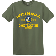 16th Naval Construction Battalion (16th NCB) WW2 Legacy T-Shirt Tactically Acquired   