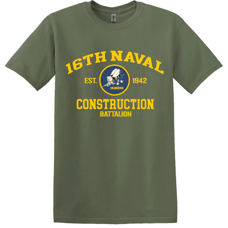 16th Naval Construction Battalion (16th NCB) WW2 Legacy T-Shirt