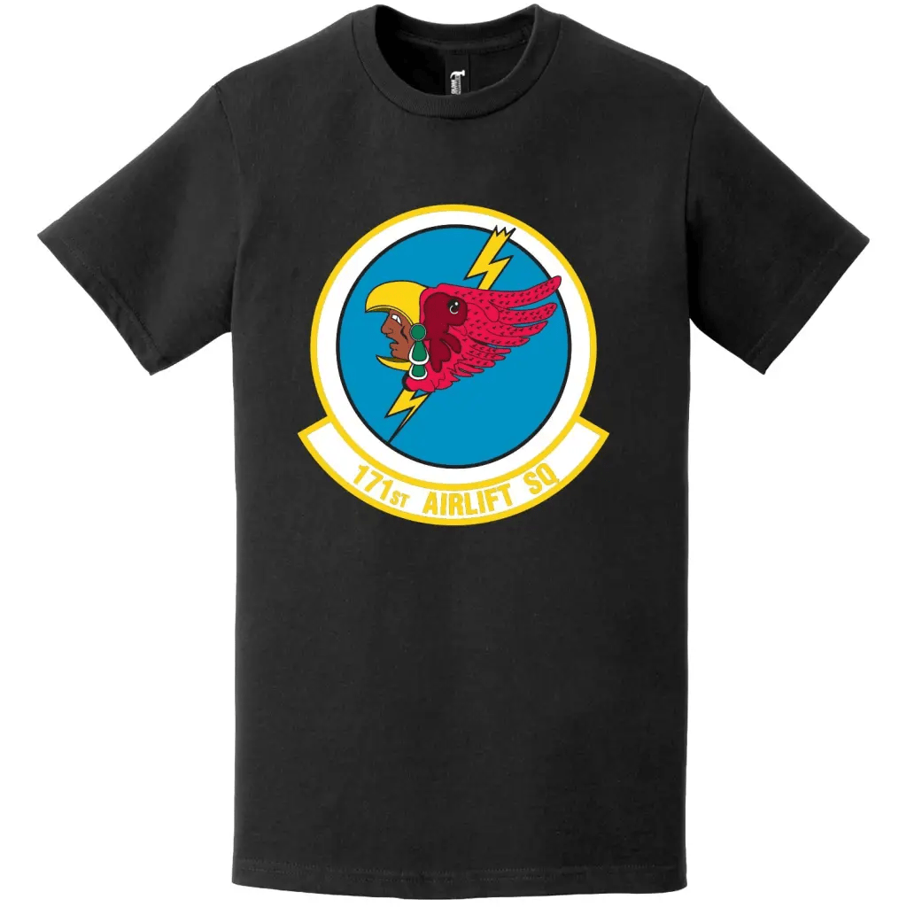 171st Airlift Squadron Logo Emblem T-Shirt Tactically Acquired   