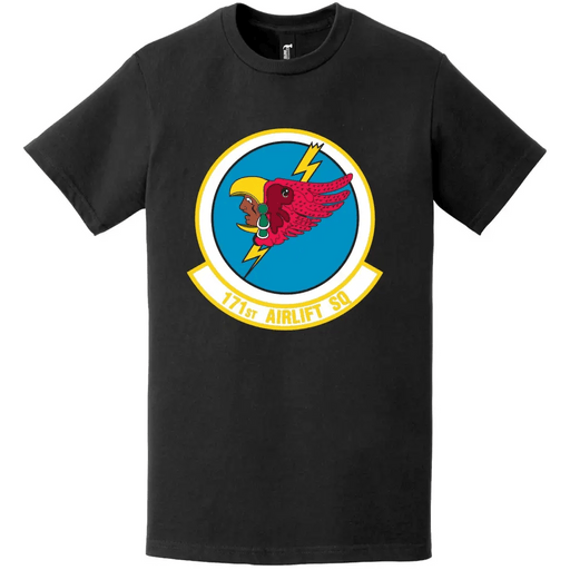 171st Airlift Squadron Logo Emblem T-Shirt Tactically Acquired   