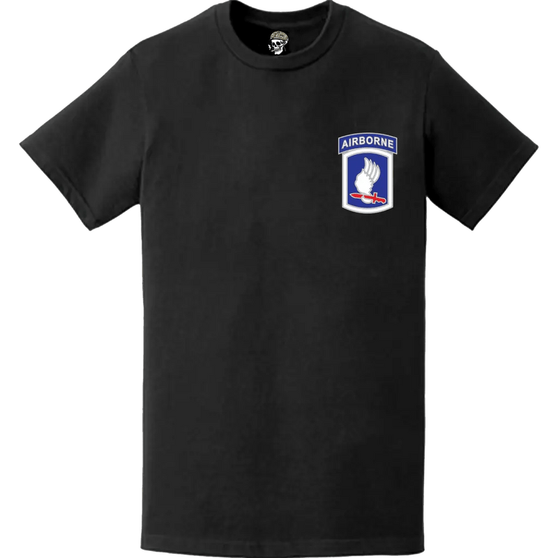 173rd Airborne Brigade CSIB Logo Emblem Left Chest T-Shirt