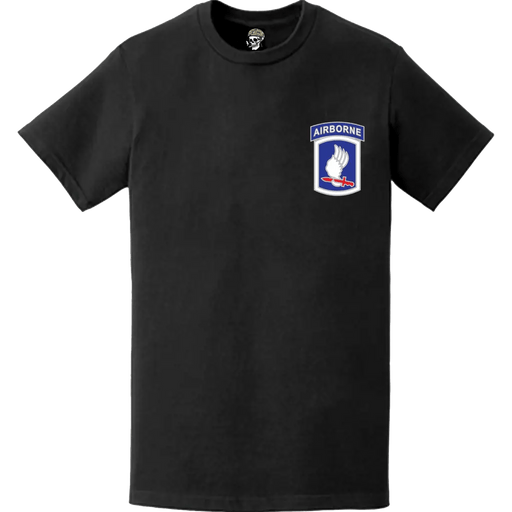 173rd Airborne Brigade CSIB Logo Emblem Left Chest T-Shirt Tactically Acquired   