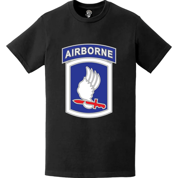 173rd Airborne Brigade CSIB Logo Emblem T-Shirt Tactically Acquired   