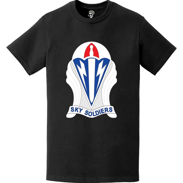 173rd Airborne Brigade "Sky Soldiers" DUI Logo T-Shirt Tactically Acquired   