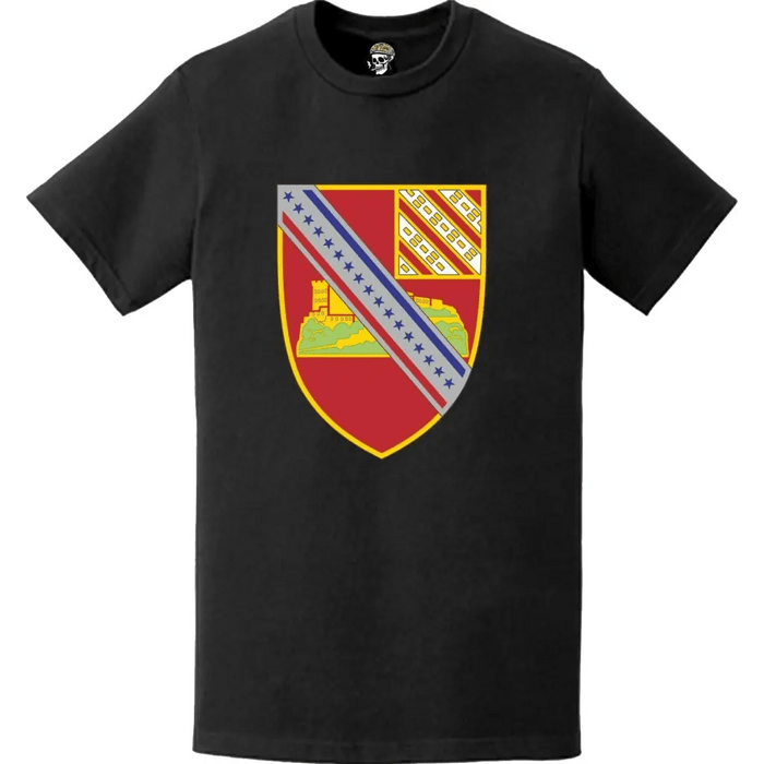 17th Field Artillery Regiment Emblem Crest T-Shirt Tactically Acquired   