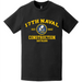 17th Naval Construction Battalion (17th NCB) WW2 Legacy T-Shirt Tactically Acquired   