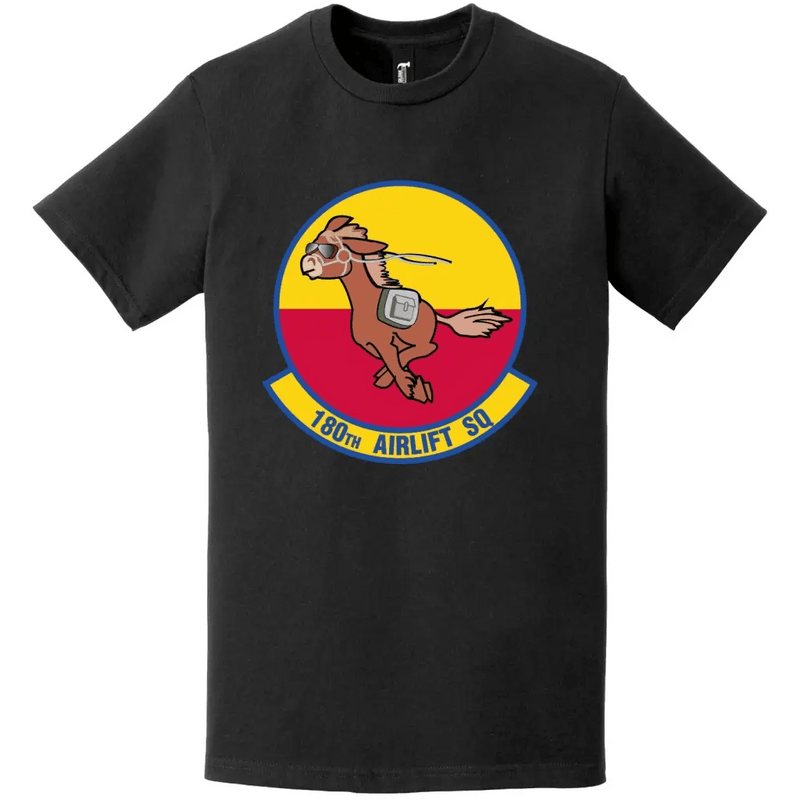 180th Airlift Squadron Logo Emblem T-Shirt