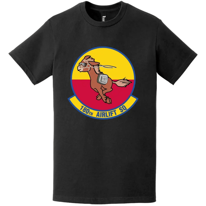 180th Airlift Squadron Logo Emblem T-Shirt Tactically Acquired   