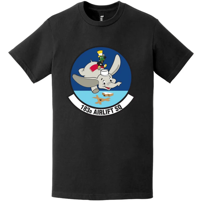 183rd Airlift Squadron Logo Emblem T-Shirt