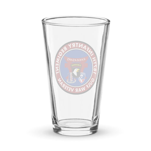 187th Infantry "Rakkasans" Gulf War Veteran Beer Pint Glass Tactically Acquired   