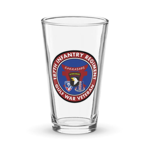 187th Infantry "Rakkasans" Gulf War Veteran Beer Pint Glass Tactically Acquired Default Title  