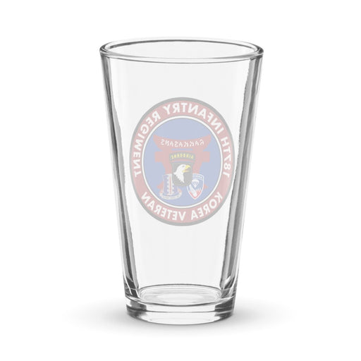 187th Infantry "Rakkasans" Korean War Veteran Beer Pint Glass Tactically Acquired   