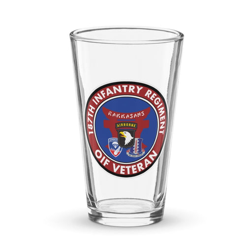 187th Infantry "Rakkasans" OIF Veteran Beer Pint Glass Tactically Acquired Default Title  