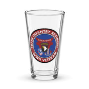 187th Infantry "Rakkasans" WW2 Veteran Beer Pint Glass Tactically Acquired Default Title  