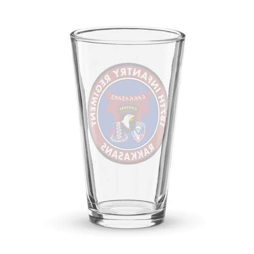 187th Infantry Regiment "Rakkasans" Beer Pint Glass Tactically Acquired   