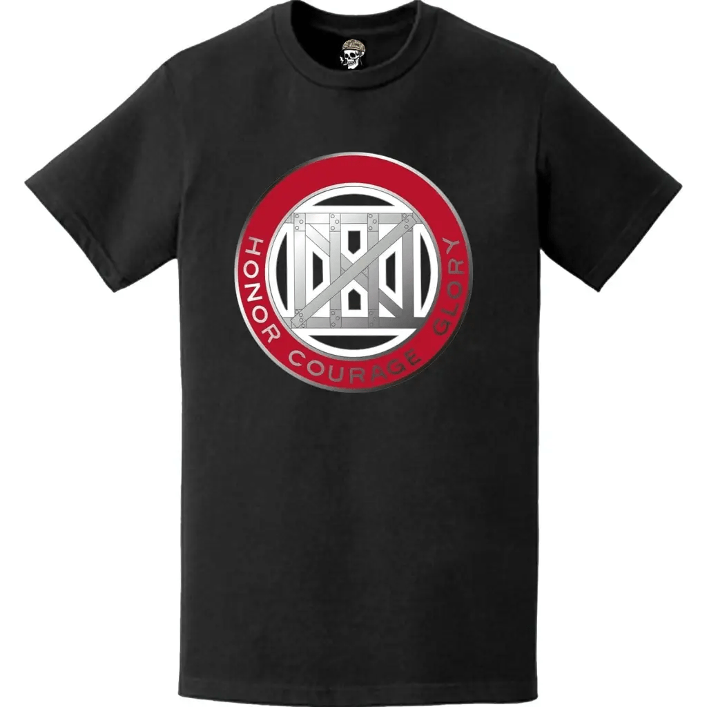 18th Engineer Battalion Logo Emblem T-Shirt Tactically Acquired   