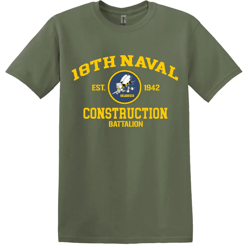 18th Naval Construction Battalion (18th NCB) WW2 Legacy T-Shirt