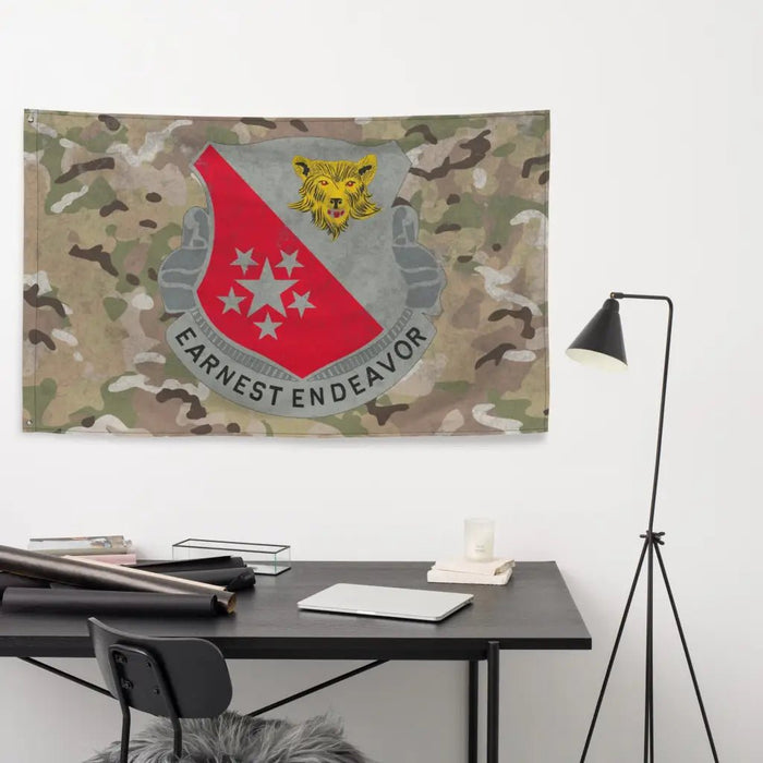 1905th Engineer Aviation Battalion Indoor Wall Flag Tactically Acquired   