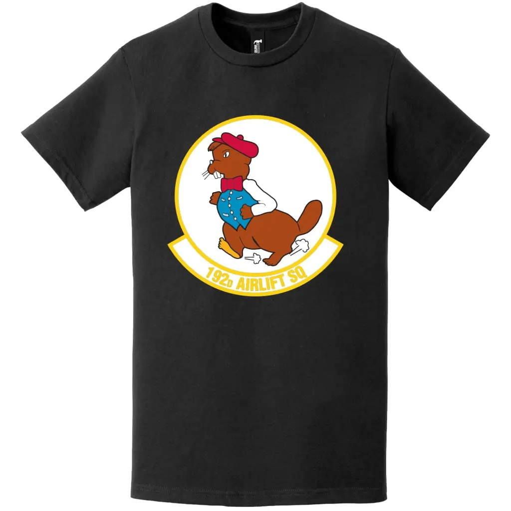 192nd Airlift Squadron Logo Emblem T-Shirt Tactically Acquired   
