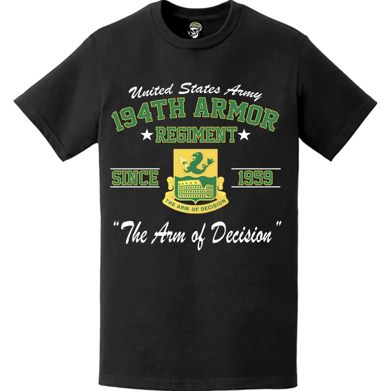 194th Armor Regiment Since 1959 U.S. Army Unit Legacy T-Shirt