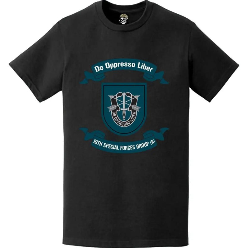 19th Special Forces Group Motto Legacy Scroll T-Shirt