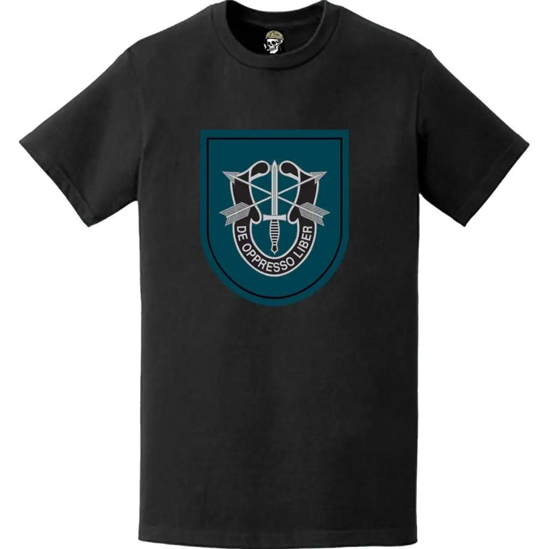 19th Special Forces Group (19th SFG) Beret Flash T-Shirt